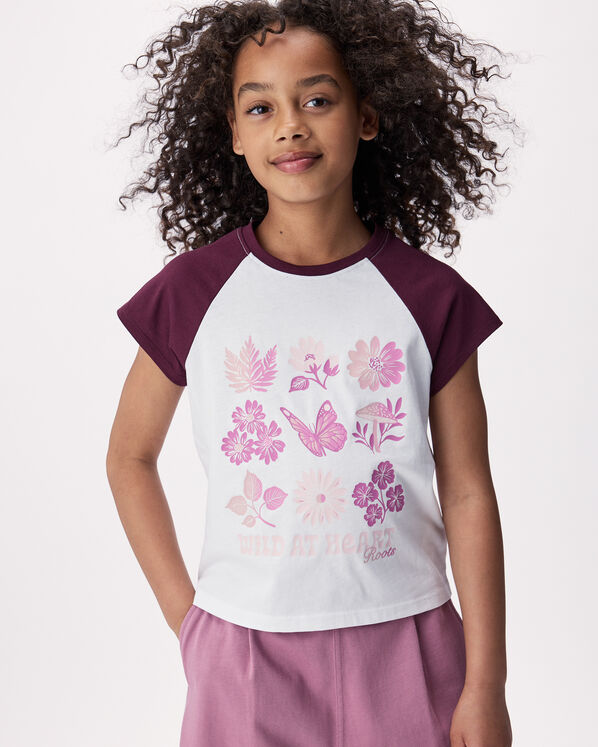 T-shirt &agrave; motif floral Olivia pour filles